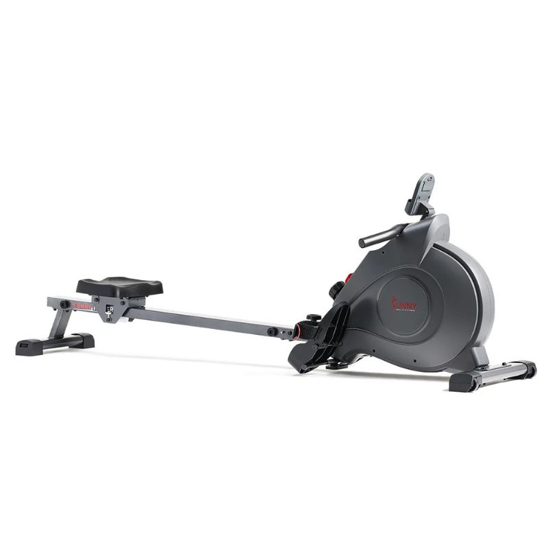 Sunny Smart Extra Long Slide Rail Magnetic Rowing Machine