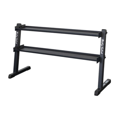 2 Tier Horizontal Kettlebell Rack (Black)
