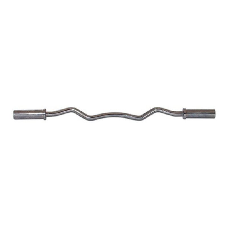 York (#32042) Chrome Olympic Curl Bar