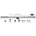York (#32120) 7' Black Oxide Olympic Bar