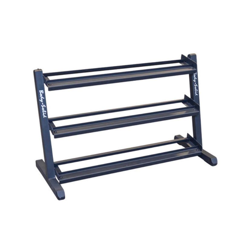 Body-Solid (#GDR48B) 3-Tier Hex Dumbbell Rack