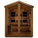 GoldenDesign GDI-8526-01 Kaskinen 6 Person Hybrid Outdoor Sauna-Canadian Red Cedar Interior