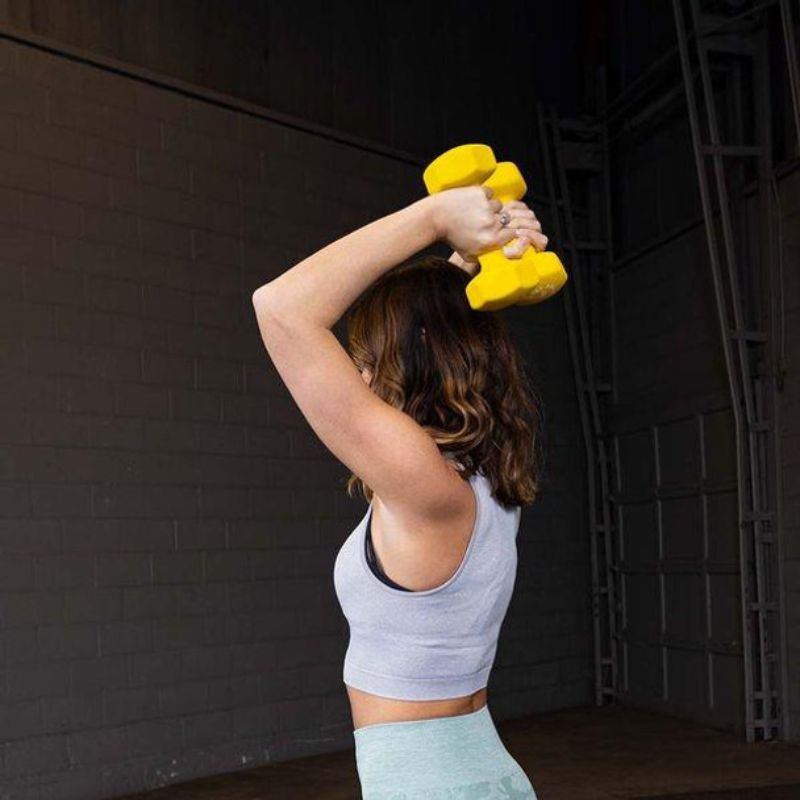 Body-Solid Neoprene Dumbbell Set w/ Rack