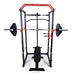 front view Olympic Squat Cage 1000 lb Weight Capacity Included with LAT Pulldown System