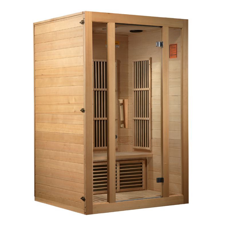 Maxxus "Seattle" 2 person Low EMF FAR Infrared Sauna Canadian Hemlock