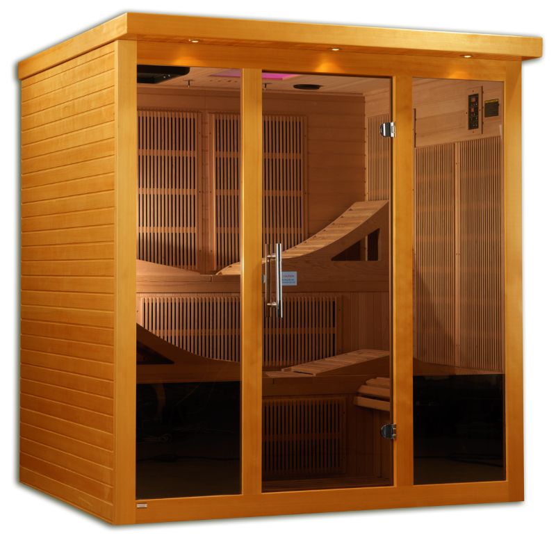 GoldenDesign (#DYN-6996-01) Elite Ultra Low EMF Far Infrared Sauna