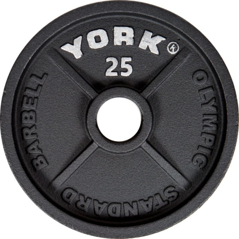 York 2″ Cast Iron Olympic Weight Plate Pairs