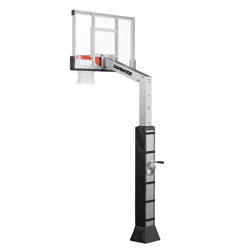 Dominator 54" Glass Backboard Adjustable Hoop