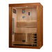 Golden Designs 2025 Updated "Sundsvall Edition" 2 Person Traditional Sauna - Canadian Red Cedar Interior and Pacific Premium Clear Cedar Exterior