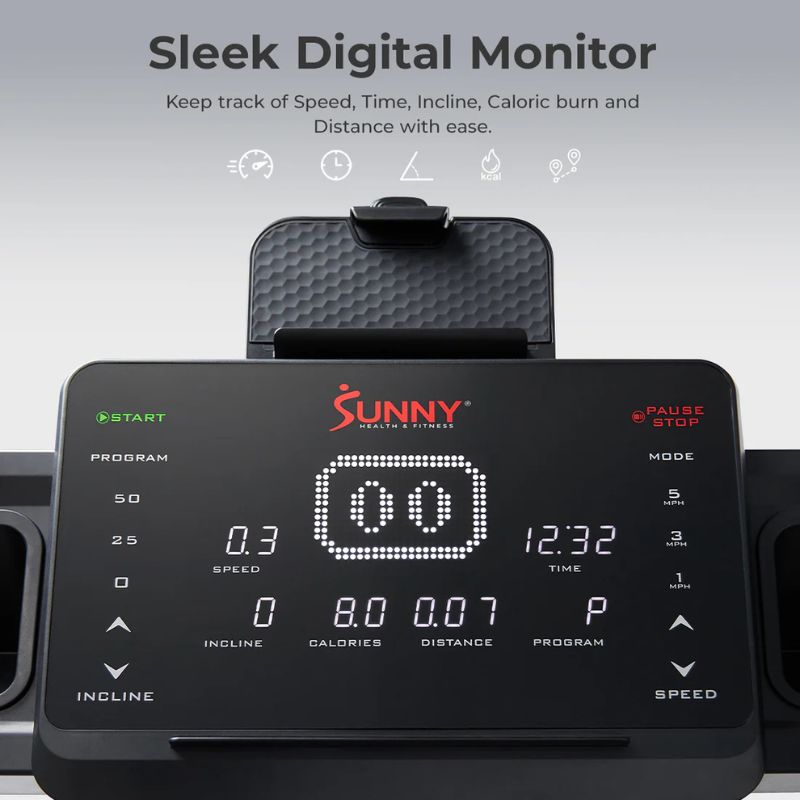 Sunny Commercial Level Ultimate Incline Decline Treadmill