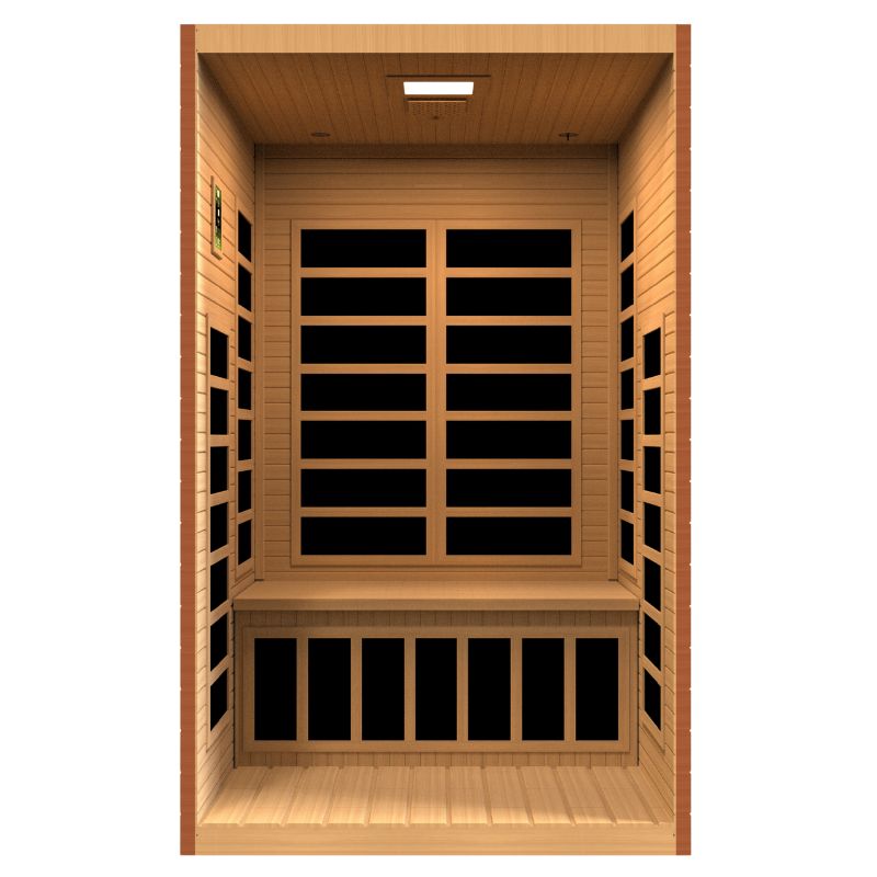 Santiago 2 Person Ultra Low EMF FAR Infrared Sauna