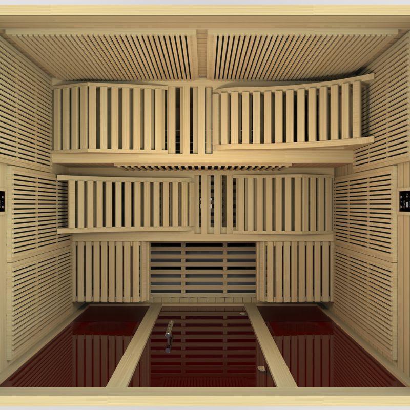 GoldenDesign (#DYN-6996-01) Elite Ultra Low EMF Far Infrared Sauna