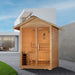 Golden Designs "Arlberg" 3 Person Traditional Outdoor Sauna - Canadian Hemlock