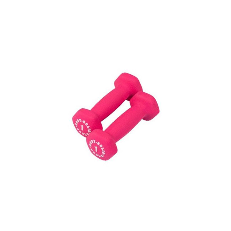 Body-Solid Neoprene Dumbbell Set w/ Rack