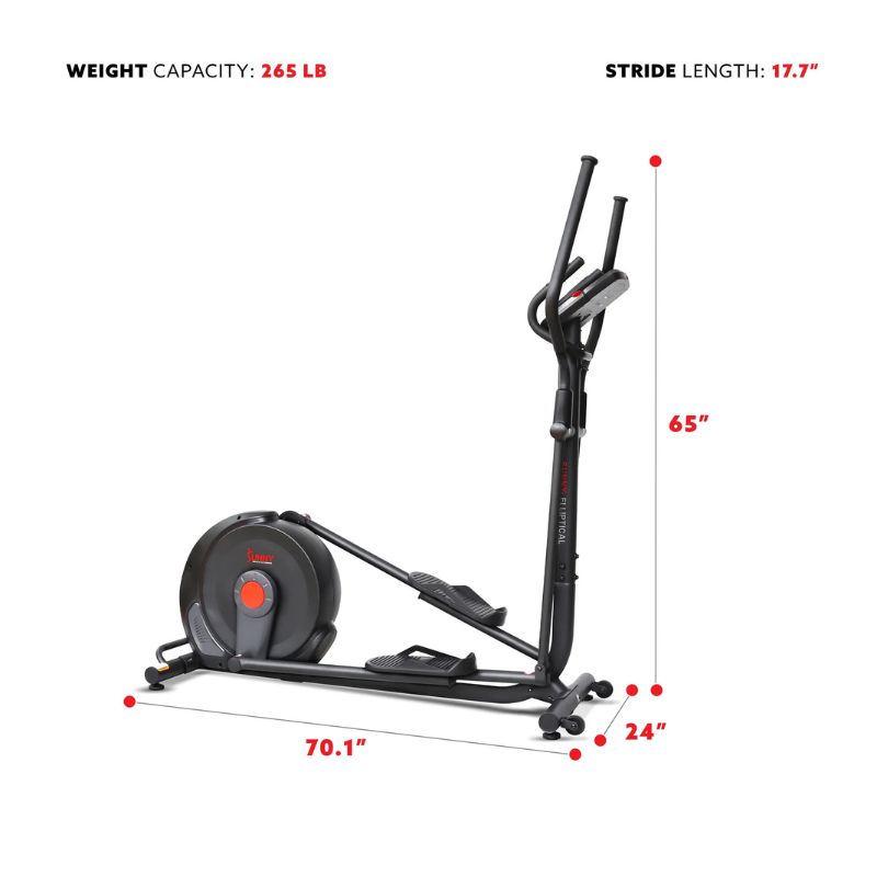 Sunny Power Stride Smart Electro-Magnetic Elliptical Machine
