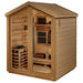GoldenDesign GDI-8523-01 Loviisa 3 Person Hybrid Outdoor Sauna-Canadian Red Cedar Interior