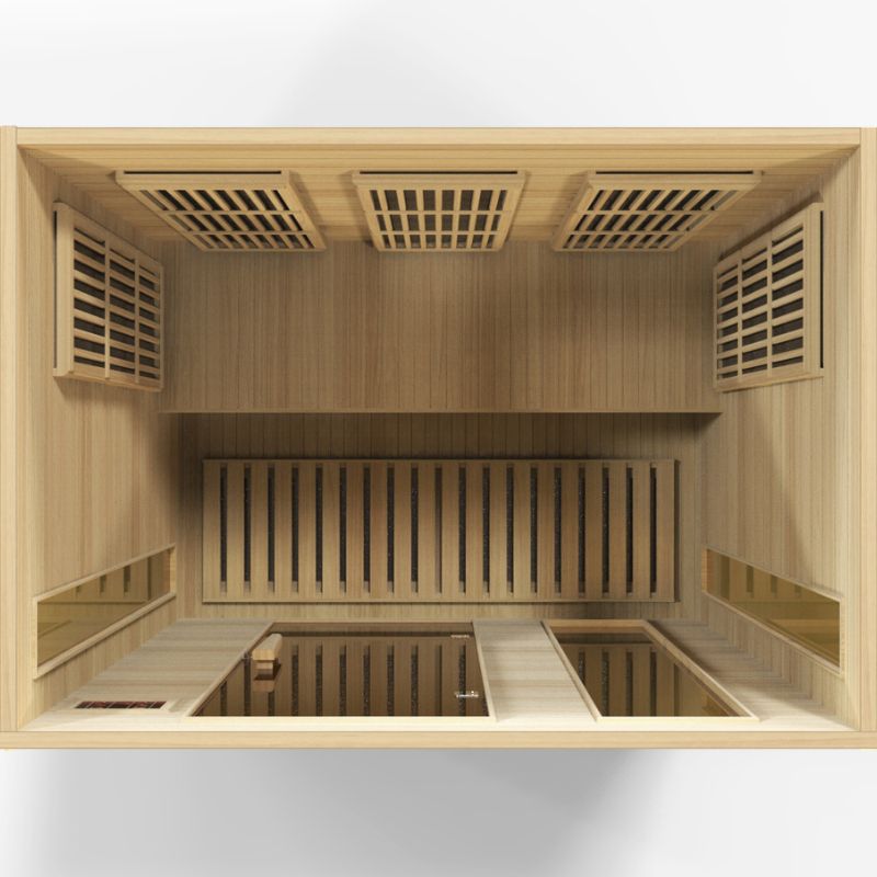 MX-K306-01 Maxxus Low EMF FAR Infrared Sauna Canadian Hemlock