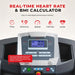 Sunny Health & Fitness Premium Smart Treadmill with Auto Incline