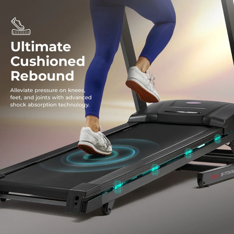 Sunny Energy Flex Motorized Auto Incline Smart Treadmill