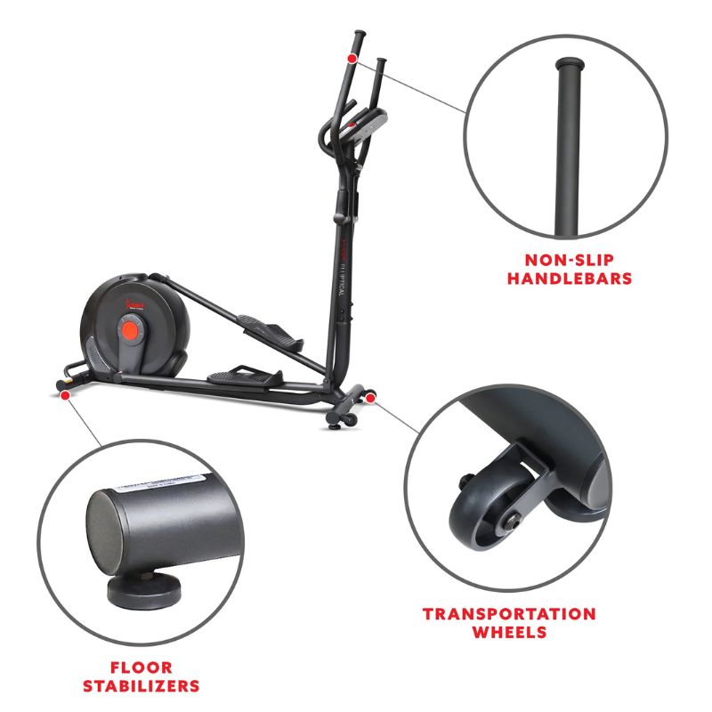 Sunny Power Stride Smart Electro-Magnetic Elliptical Machine