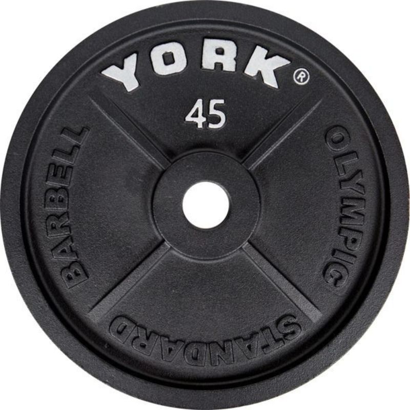 York 2″ Cast Iron Olympic Weight Plate Pairs
