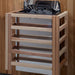 Golden Designs 2025 Soria GDI-8330-01 3 Per Hybrid Sauna (Indoor). Full Spectrum and Harvia Traditional Stove