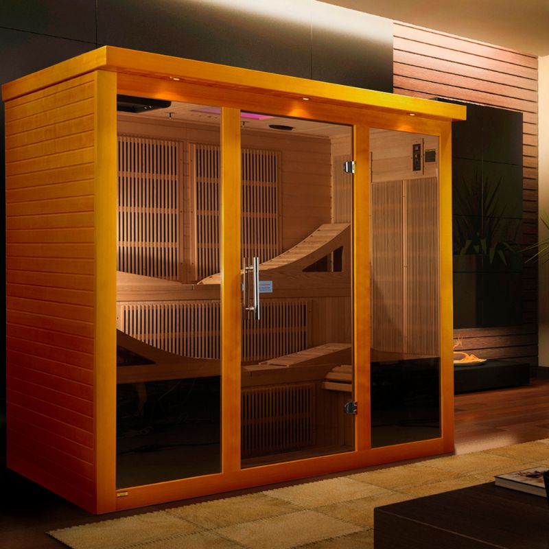 GoldenDesign (#DYN-6996-01) Elite Ultra Low EMF Far Infrared Sauna