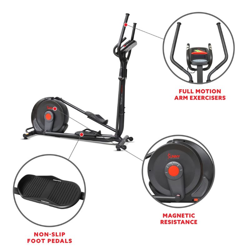 Sunny Power Stride Smart Electro-Magnetic Elliptical Machine