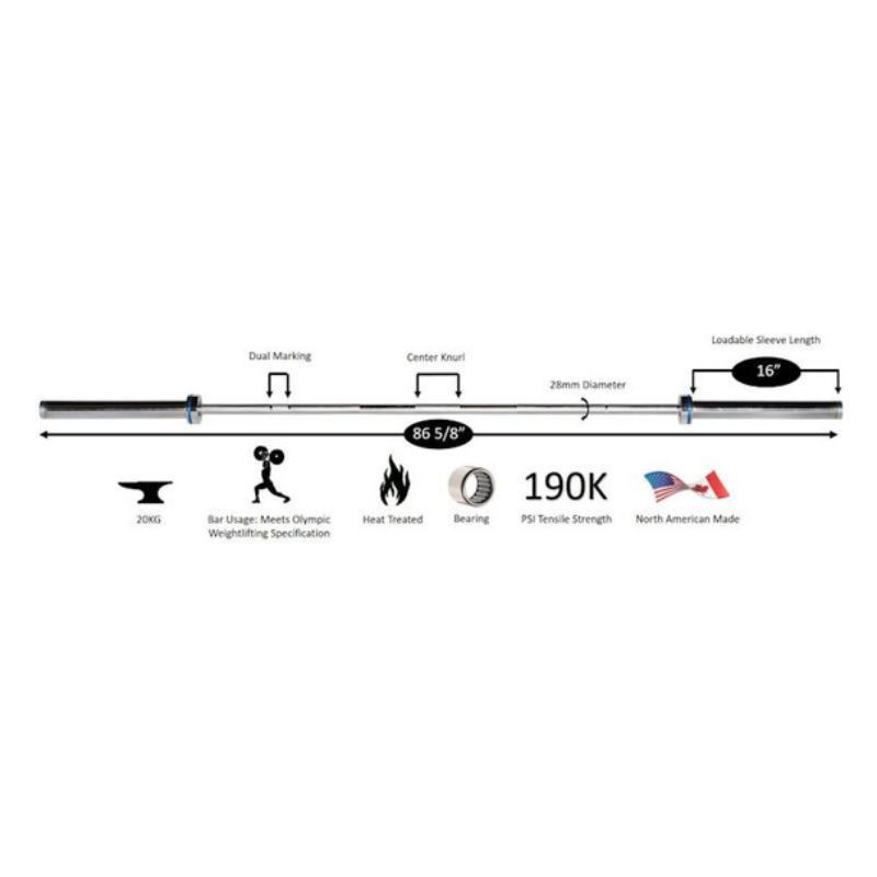 York (#32002) Men's Olympic Training Bar
