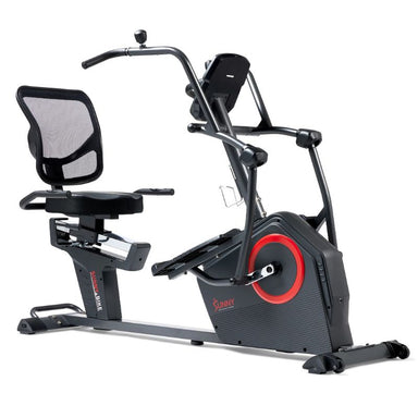 Sunny Premium Smart Programmable Electro-Magnetic Resistance Recumbent Elliptical Cross Trainer