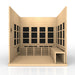 GoldenDesign GDI-6880-02 Catalonia 8 Person Near Zero EMF FAR Infrared Sauna